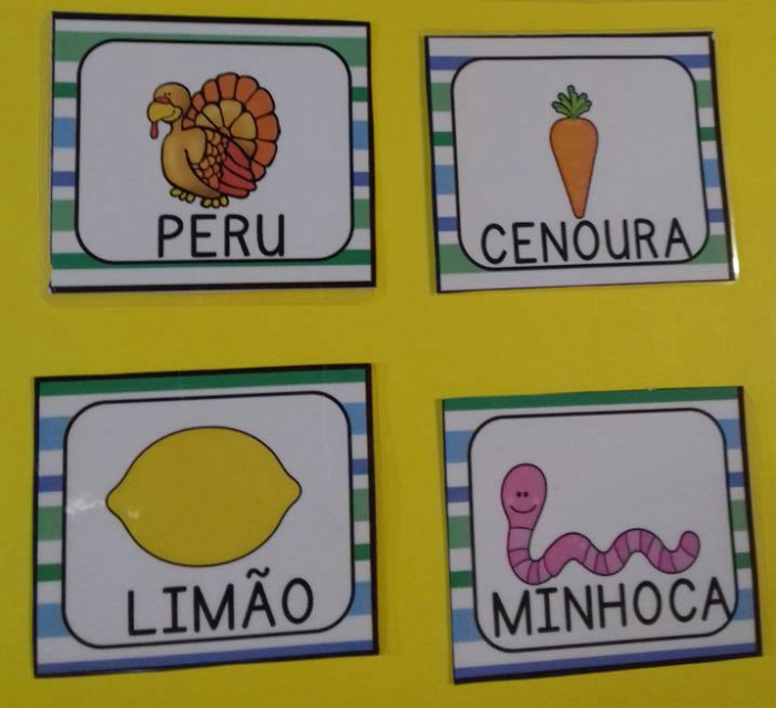 Consciência Silábica - Jogo das Silabas com 24 Cartas para Atividade de Alfabetização - Imagem 2