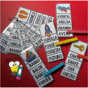 Banco de palavras para leitura