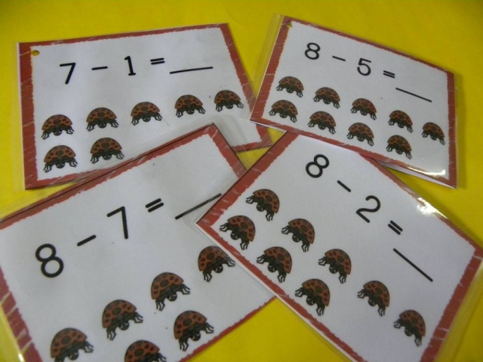 Subtraindo | 51 cartas | Atividade de Alfabetização Matemática - Imagem 2