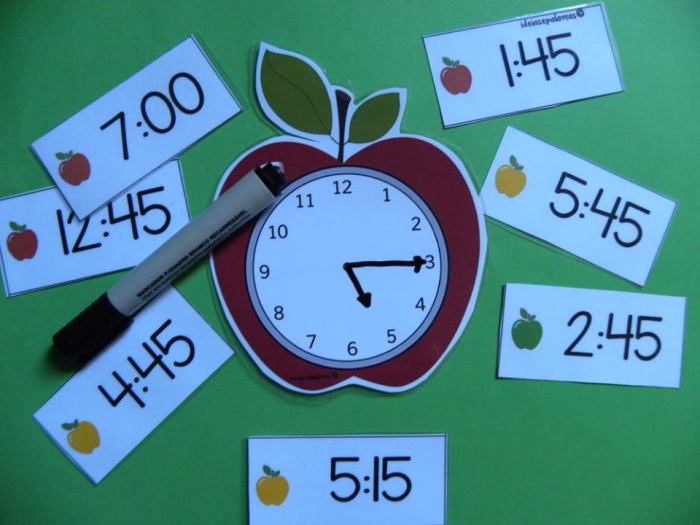 Quantas Horas São | Jogo Pedagógico com 72 cartas com as horas + 6 pranchas com relógios para Atividade de Alfabetização - Imagem 2