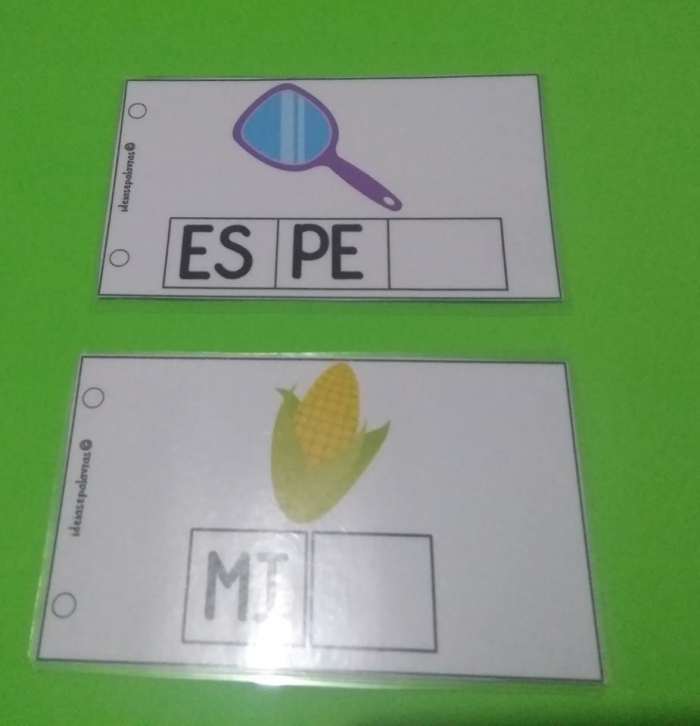 Pacote com 3 Jogos Pedagógicos |  Silabando - Complexas Nh, Ch, Lh - Pareamento 2  para Alfabetização e Letramento - Imagem 2