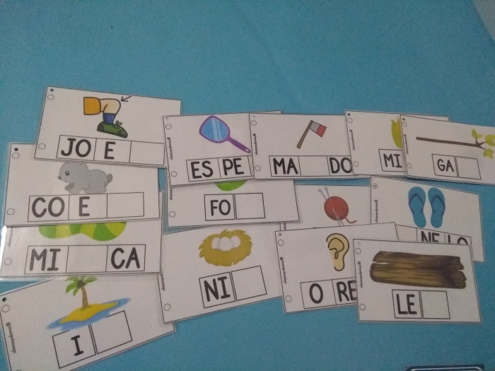 Sílabas Complexas LH, NH e CH | 32 cartas | Atividades de Alfabetização - Imagem 2