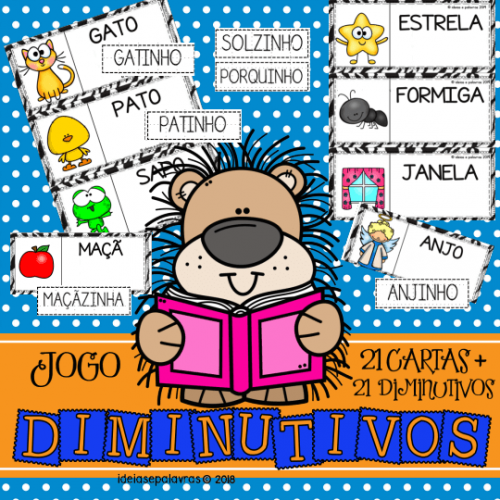diminutivos educação infantil