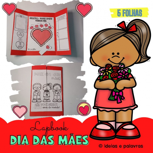 Lapbook dia das Mães