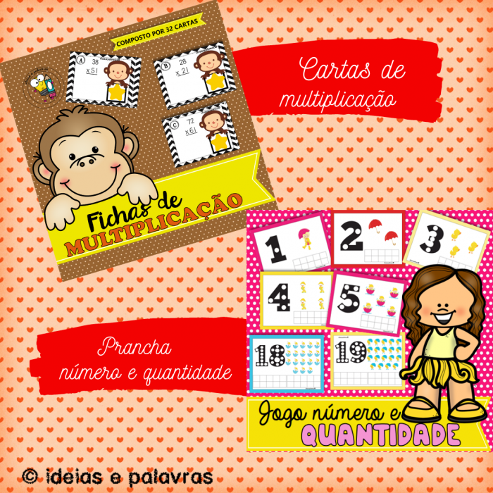 Pacote Matemático 2 | 5 Jogos Matemáticos | Atividades de Alfabetização Matemática - Imagem 3