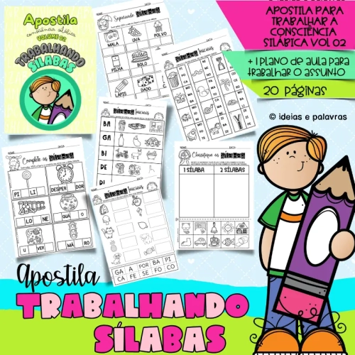 apostila de consciência silábica