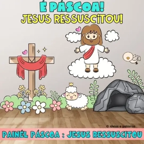 Painel de Páscoa Cristã