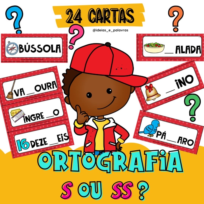 Ortografia S ou SS | Jogo Pedagógico