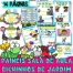 Painéis Decoração de Sala de Aula Bichinho de Jardim para Educação Infantil